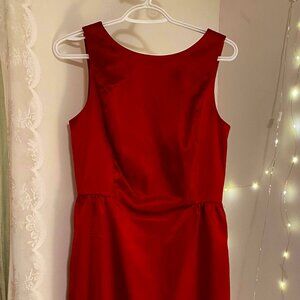 RED DRESS Satin/Silky 🌹 (NEVER WORN!)